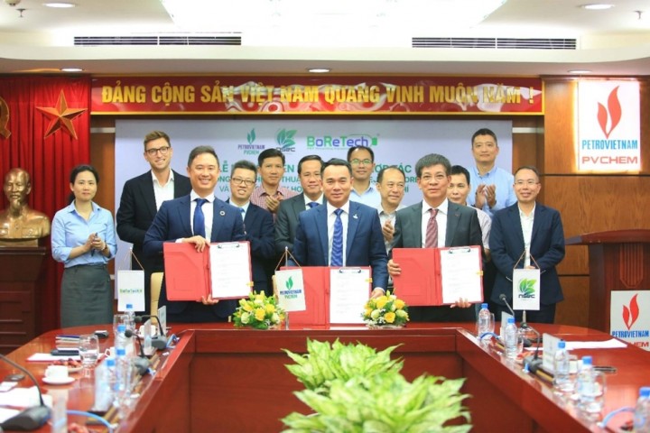 PVChem, BoReTech và NSEC Ký kết thoả thuận hợp tác Cung cấp công nghệ và bao tiêu Sản Phẩm rPET Food-Grade - Tăng Tốc Chuỗi Giá Trị Tái Chế Xanh 